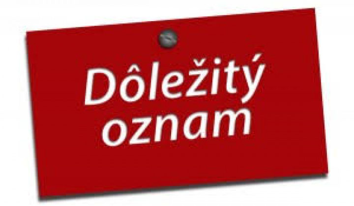 Fotka - Oznam od 1.9. platí nový zákon