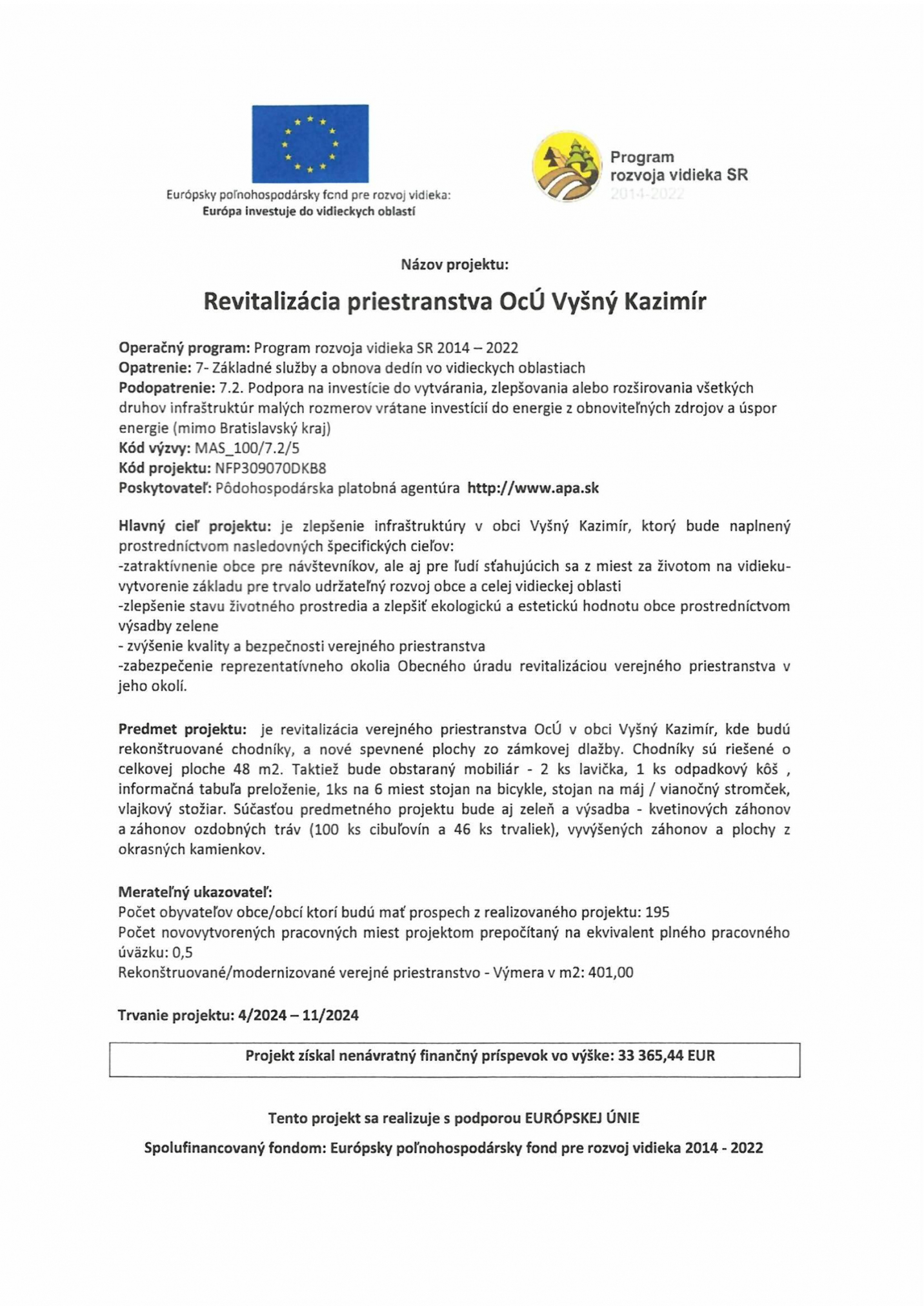 Fotka - Revitalizácia priestranstva OcÚ