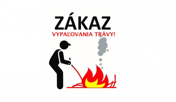 Fotka - Zákaz vypaľovanie trávy