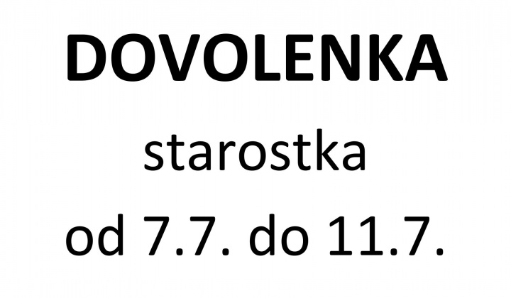 Fotka - Dovolenka - starostka