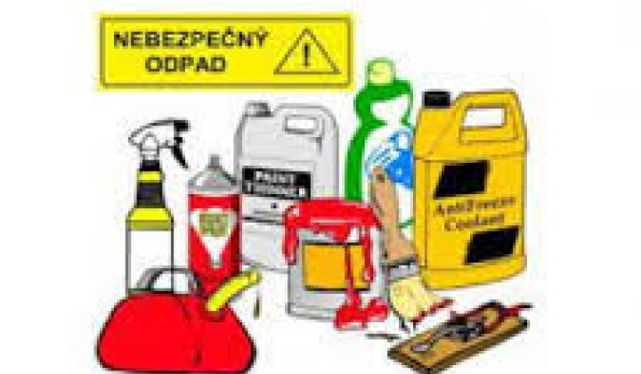 Fotka - VÝVOZ NEBEZPEČNÉHO ODPADU 6.5.2026